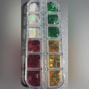 Assorted Glitter Nail Art Set